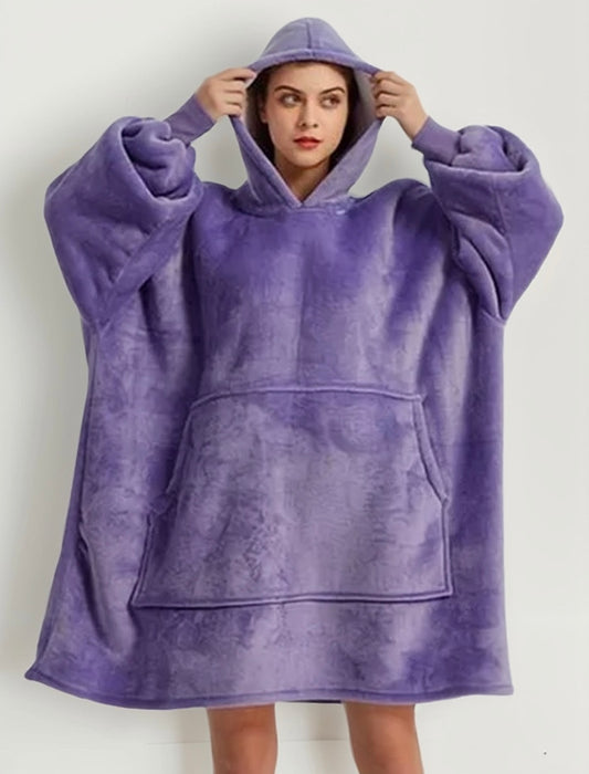 MAXI POLERON MORADO